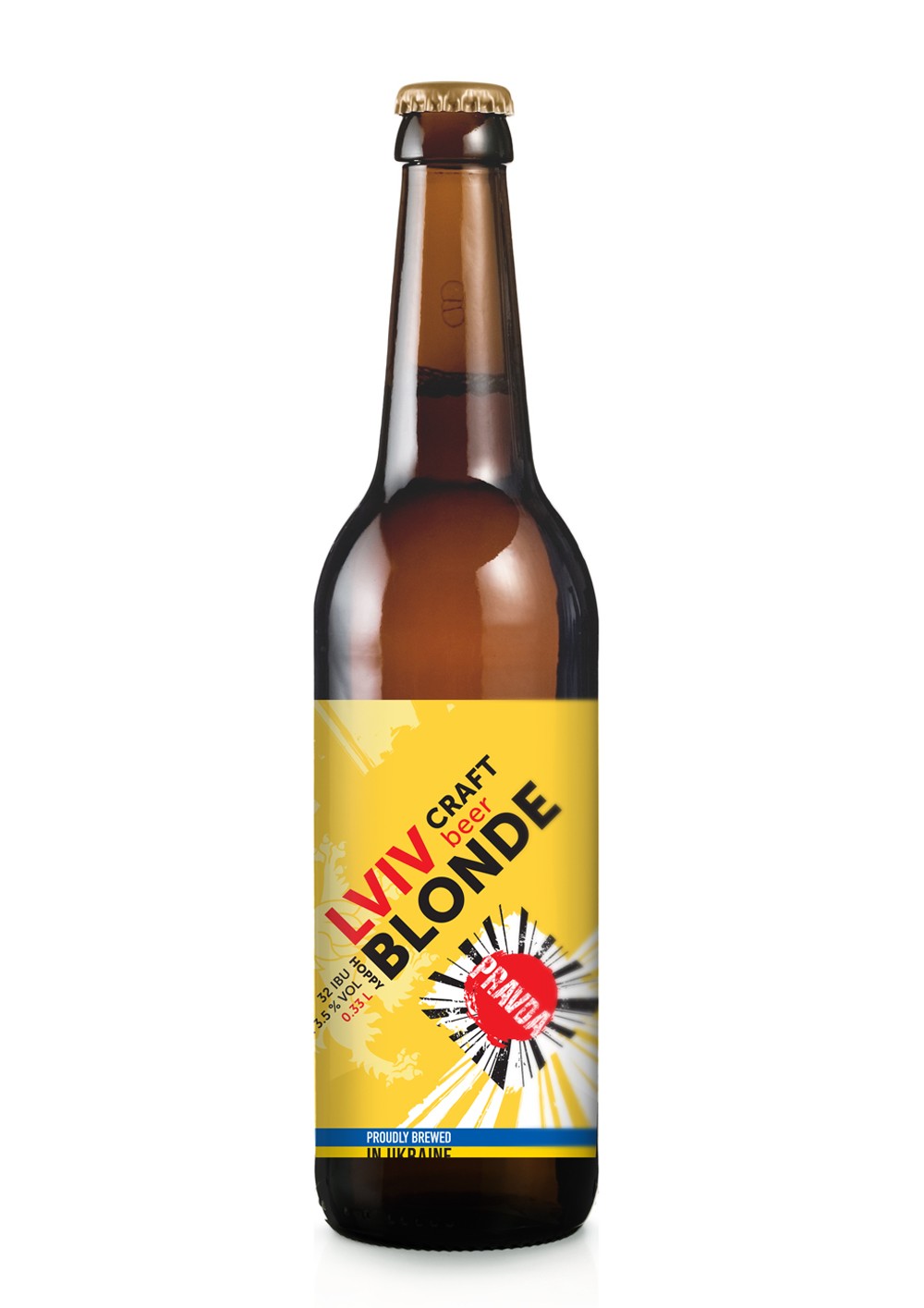 Pravda Hoppy Blonde beer