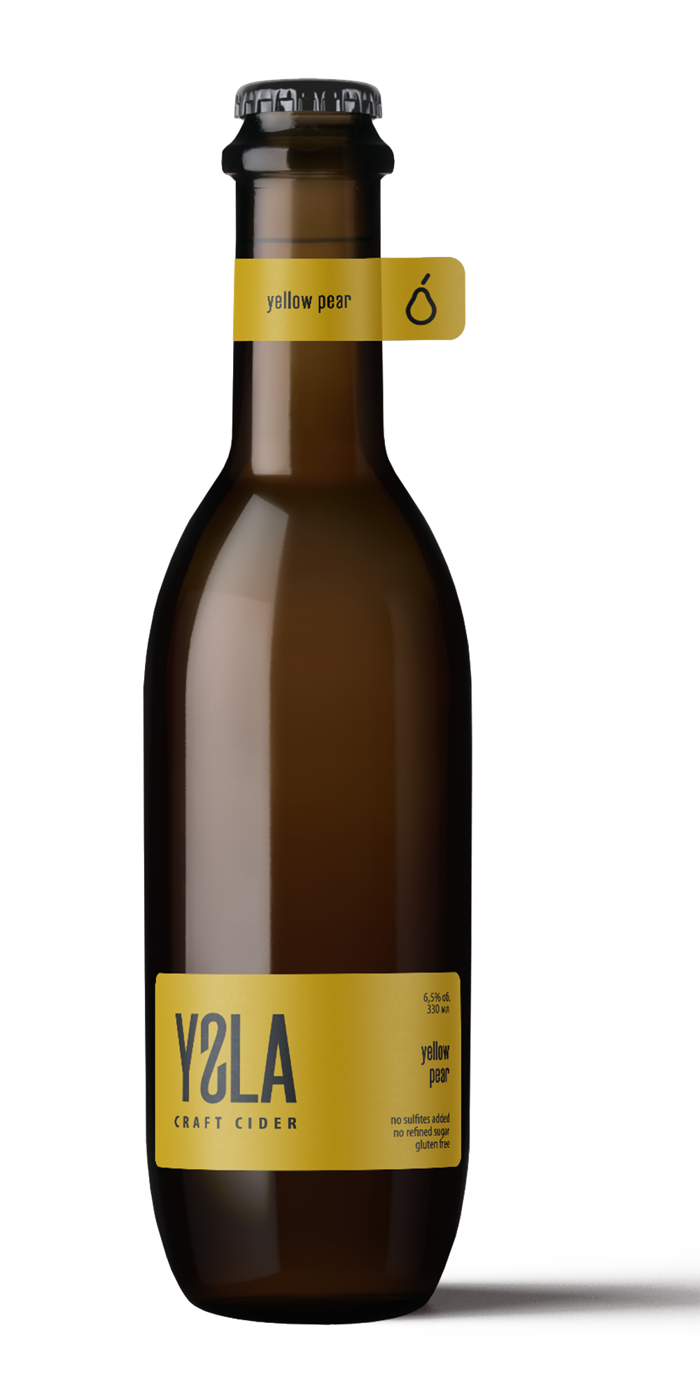 YSLA Yellow Pear cider bottle